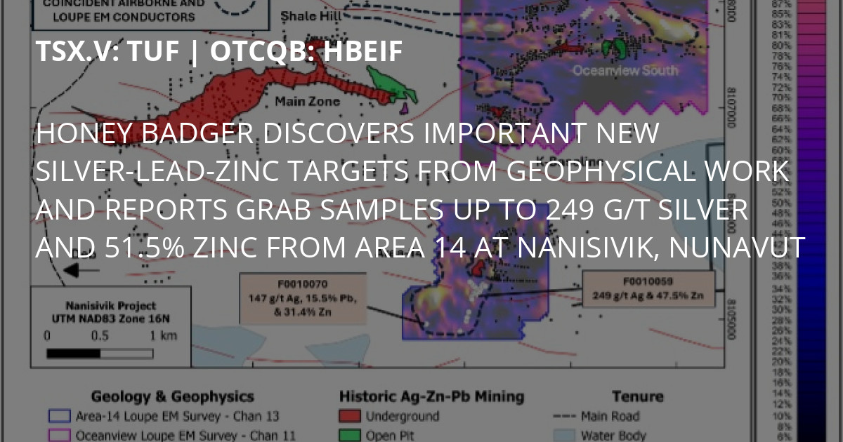 HONEY BADGER DISCOVERS IMPORTANT NEW SILVER-LEAD-ZINC TARGETS FROM