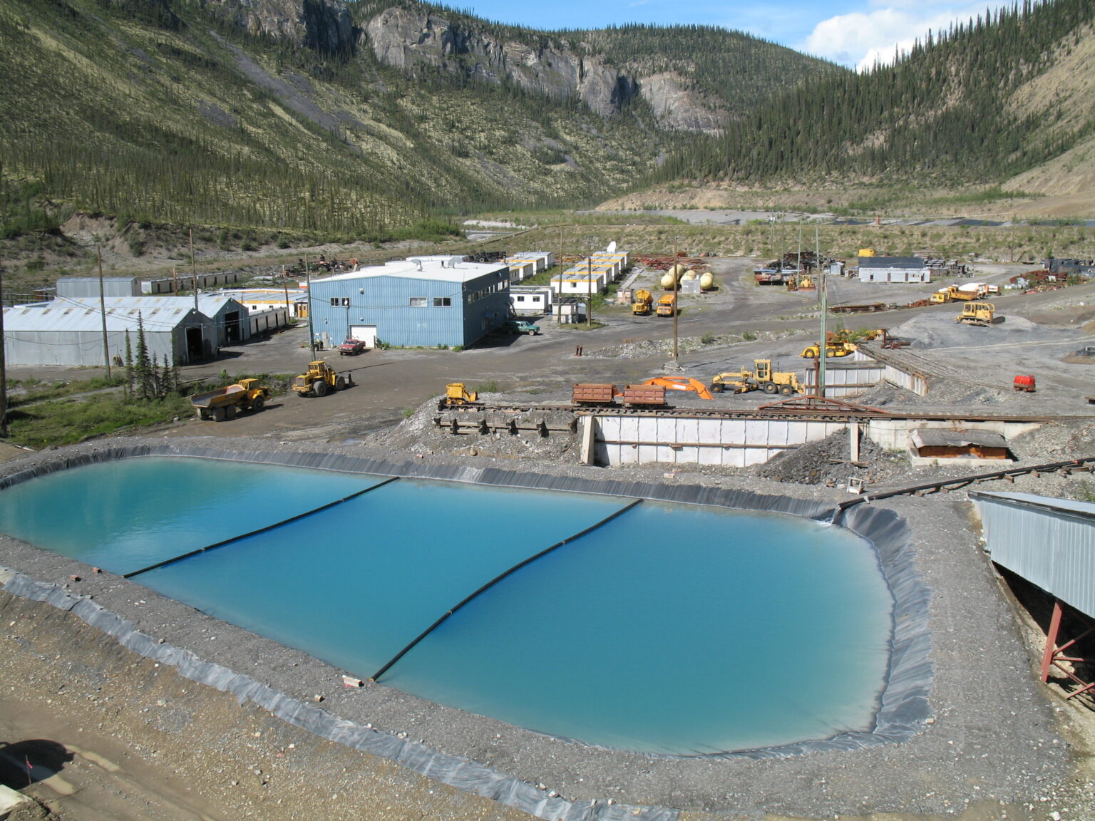 Camp - Looking SW - Summer - Polishing Pond