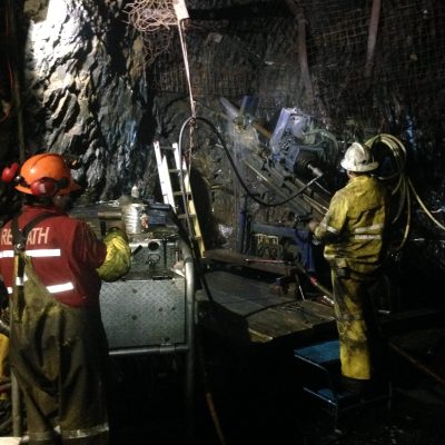 Underground decline - exploration drilling - 2015